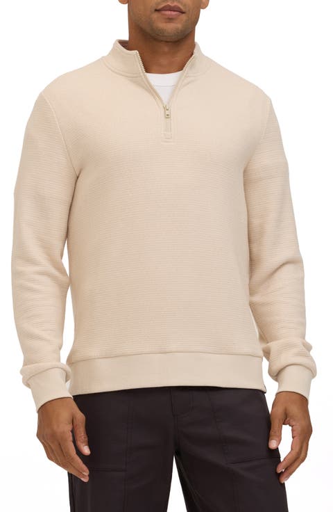 Dan Half Zip Waffle Pullover