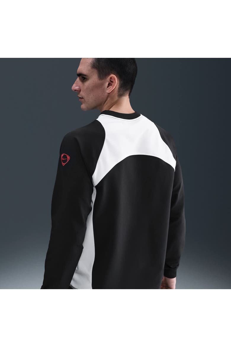 Men's Nike Black Paris Saint-Germain Third 2025/26 T90 Pullover Sweatshirt, Alternate, color, Black
