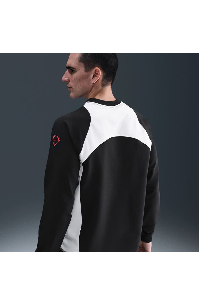 Nike Men's Nike Black Paris Saint-Germain Third 2025/26 T90 Pullover Sweatshirt, Alternate, color, Black