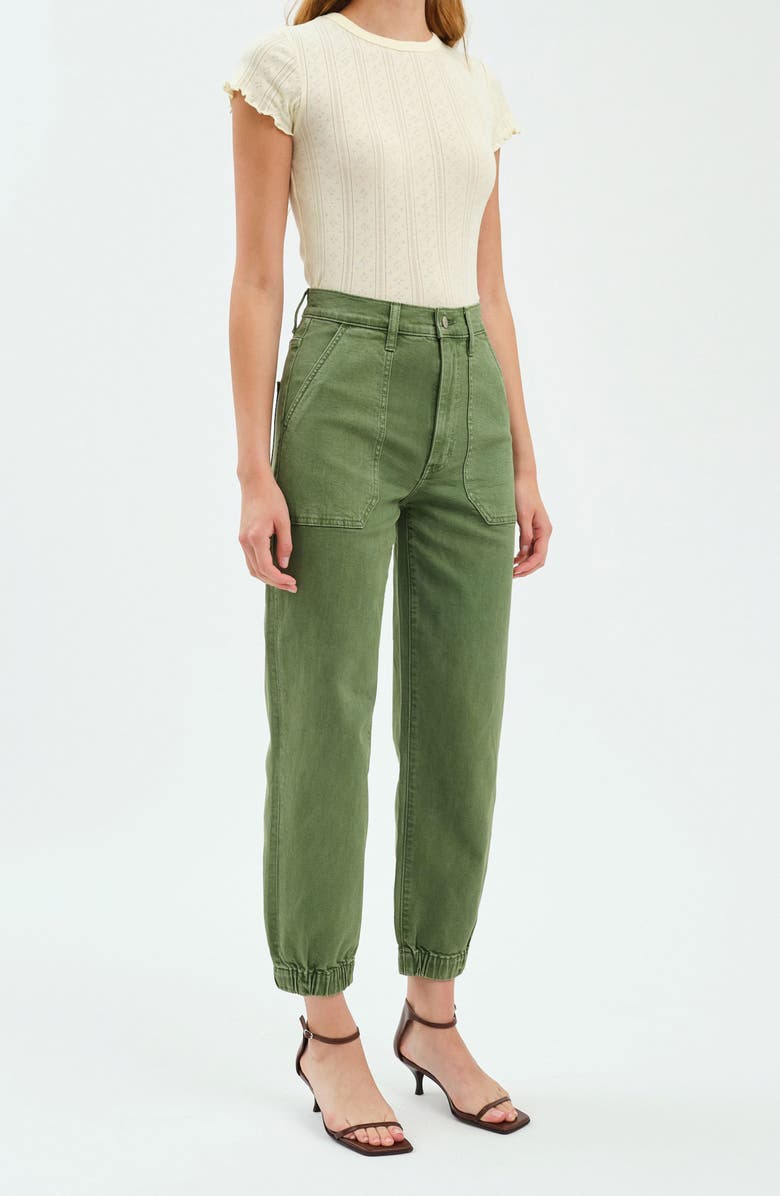 DAZE The Champ High Waist Joggers, Alternate, color, Clover