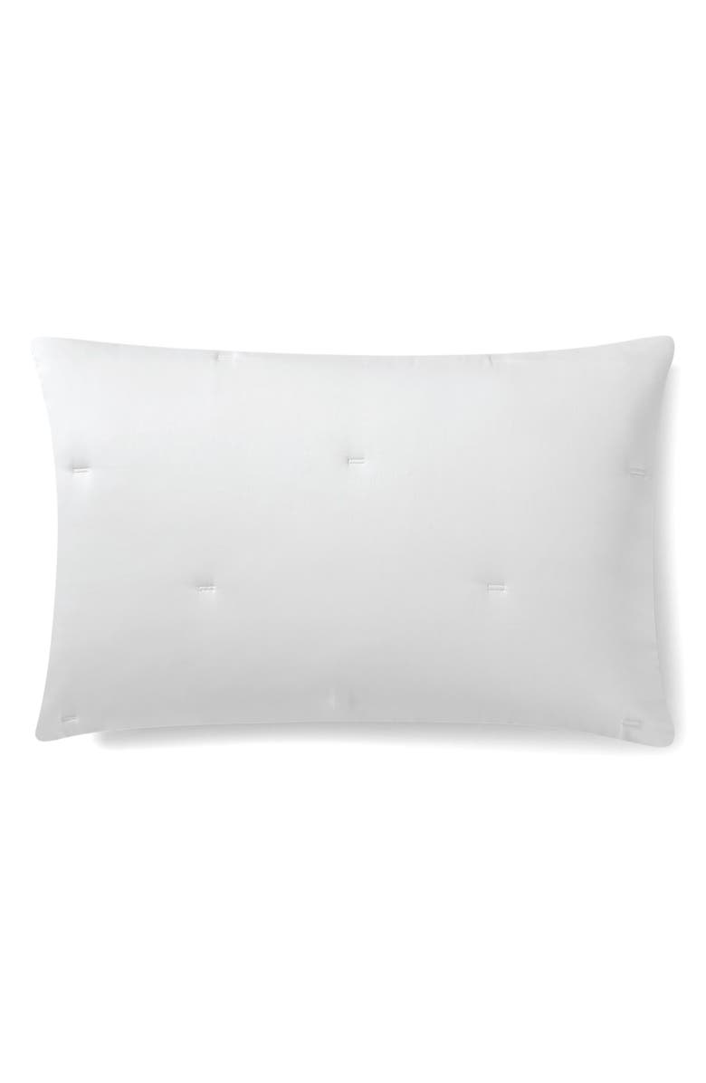 Sunday Citizen Silky Stitch Set of 2 Pillow Shams, Main, color, White