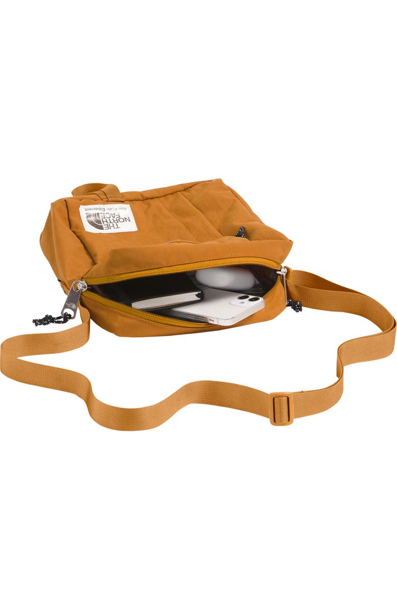 The North Face Berkeley Crossbody Bag, Alternate, color, Timber Tan Tnf Black