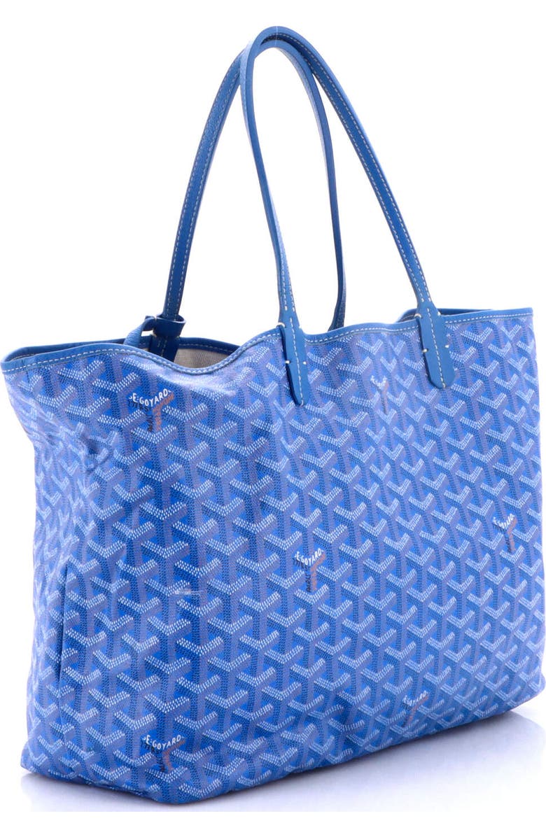 Pre-Owned Goyard Saint Louis Tote Coated Canvas PM, Alternate, color, Blue