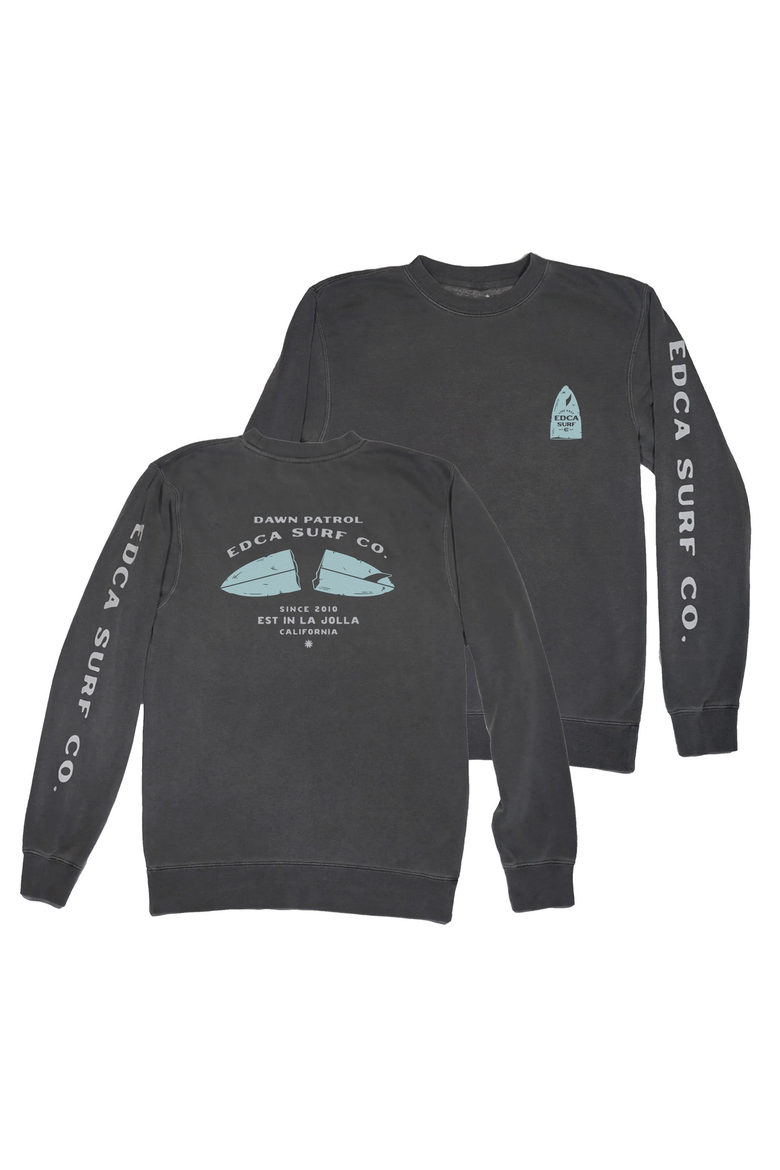 Beater Board Crewneck Sweatshirt, Alternate, color, Grey