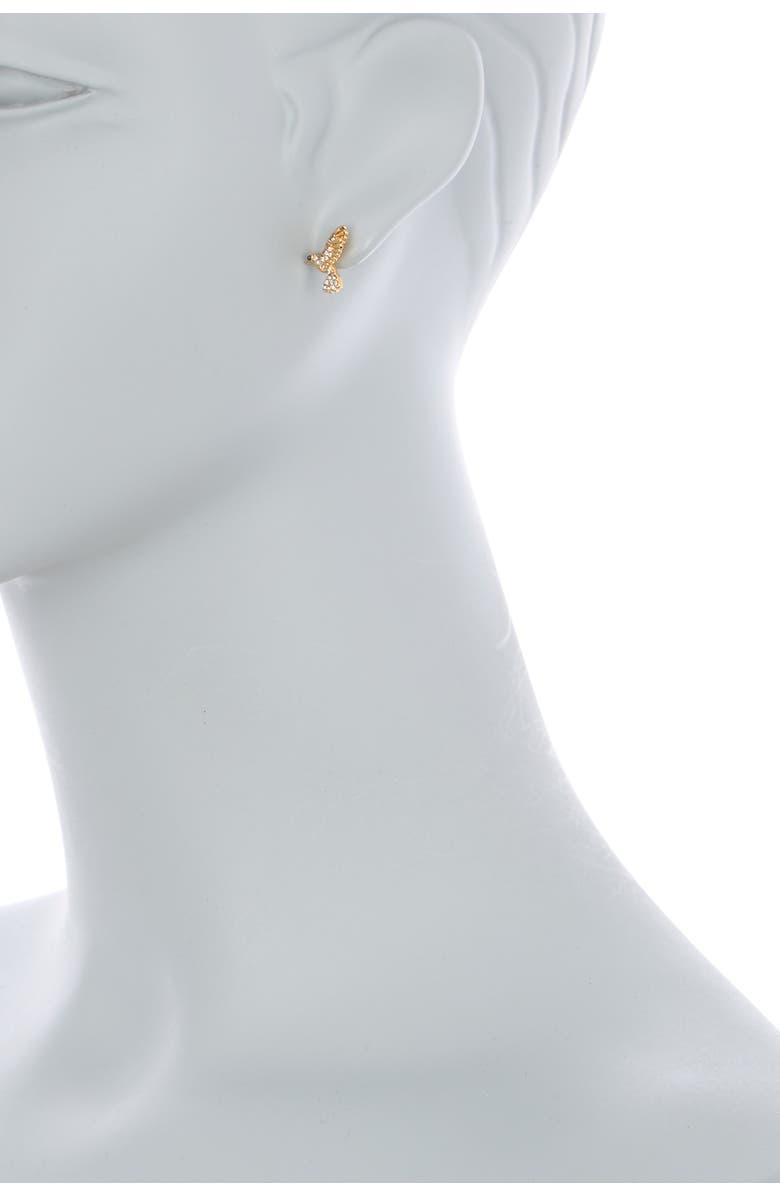 Kate Spade New York hummingbird crystal stud earrings, Main, color,