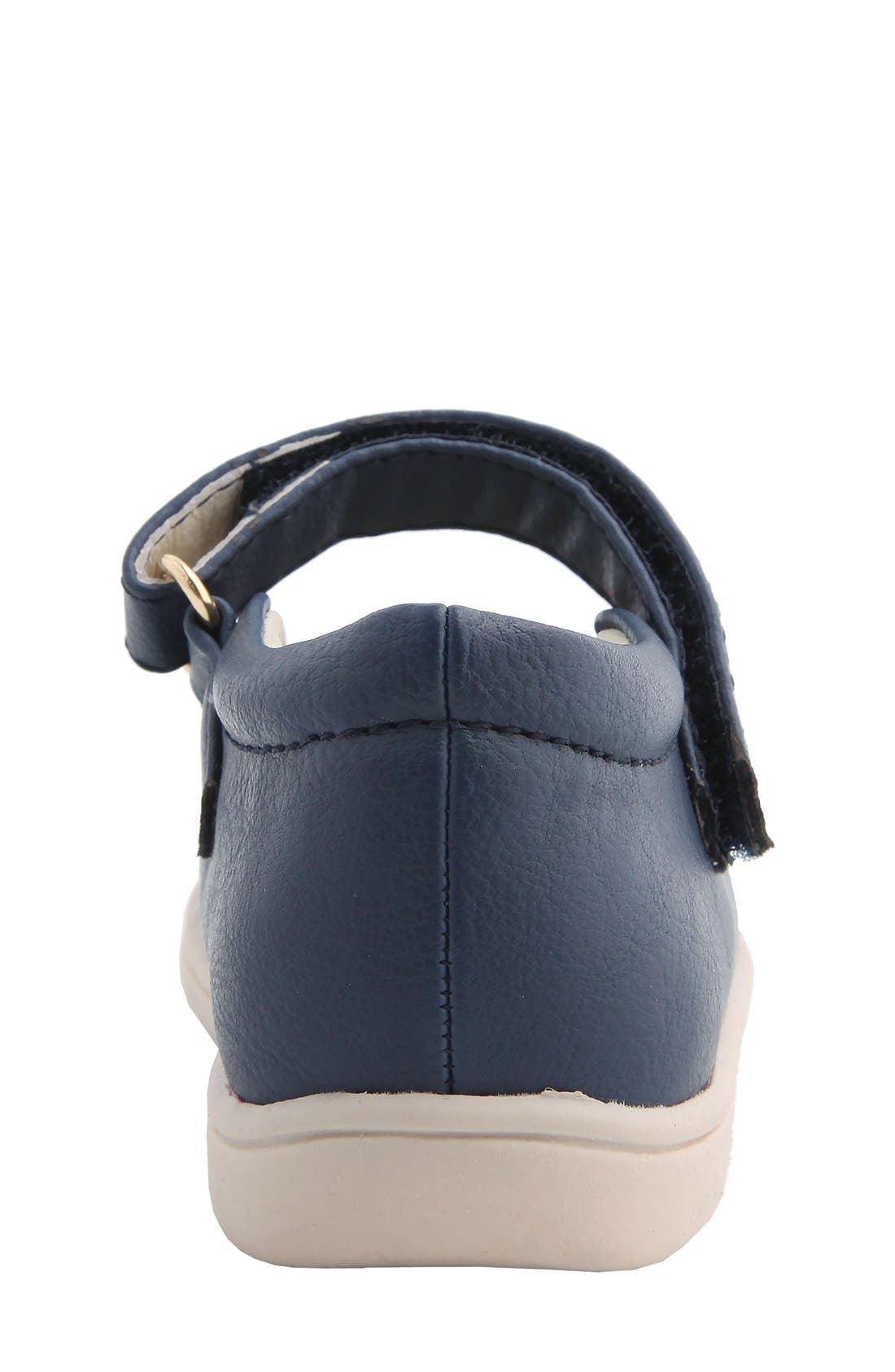 Nina Mary Jane Flat, Alternate, color, NAVY TUMBLED