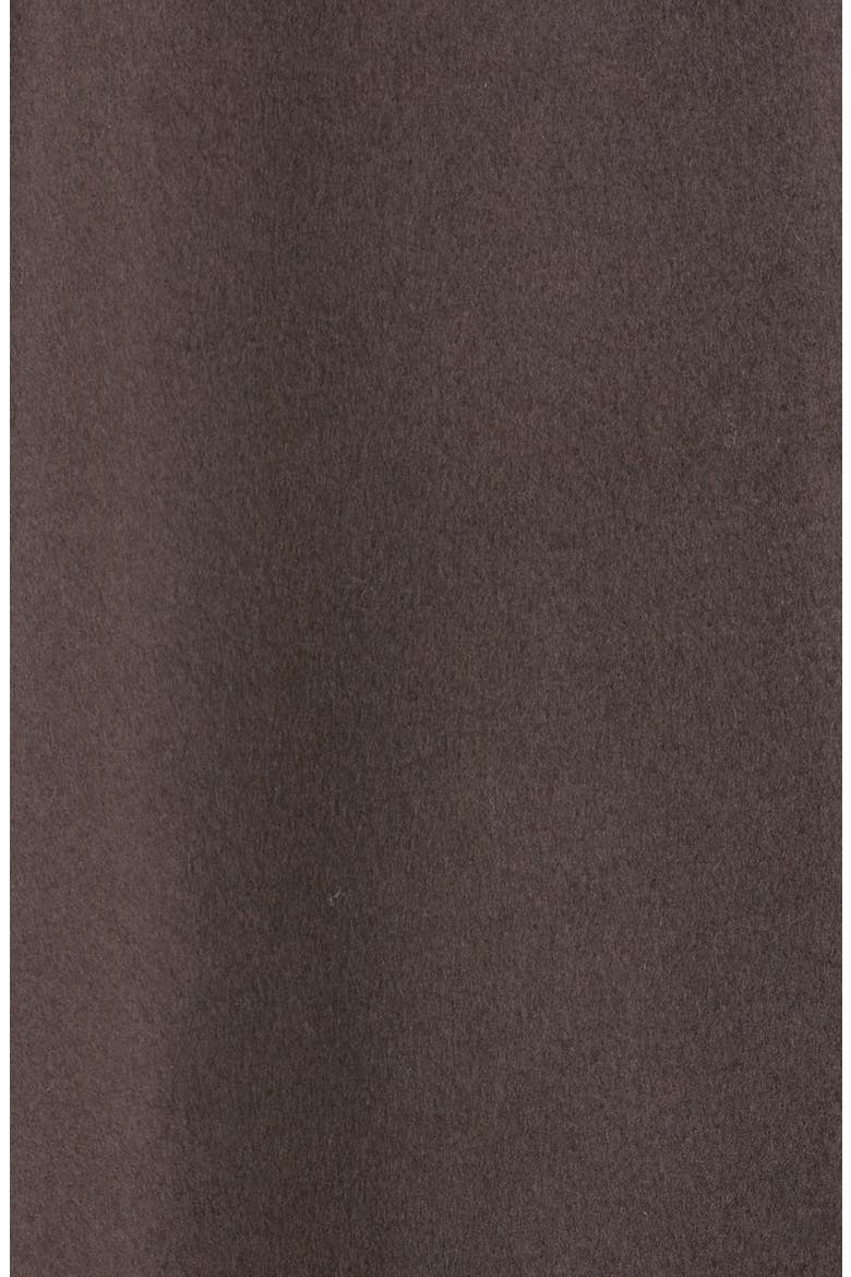 Brushed Virgin Wool Blend Coat, Alternate, color, DARK GREY
