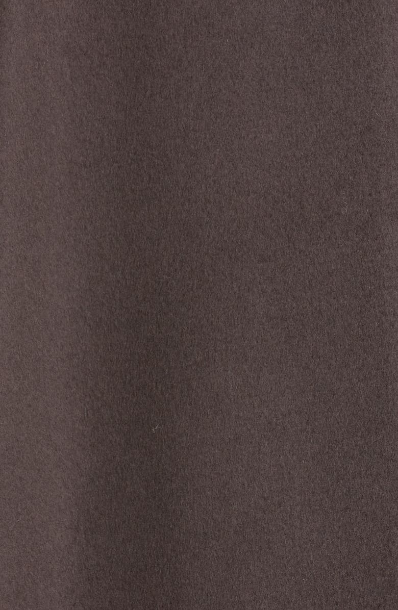 Off-White Brushed Virgin Wool Blend Coat, Alternate, color,