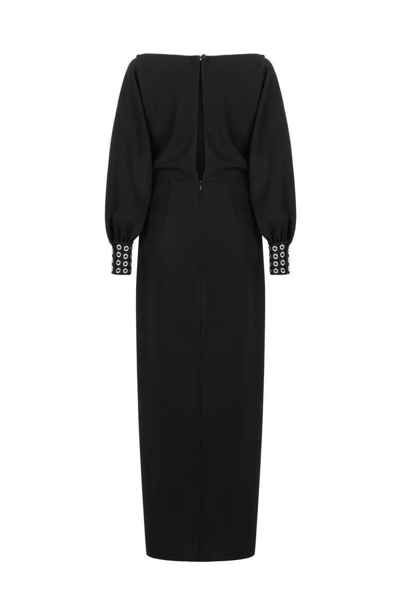Nocturne Knot Front Long Dress, Alternate, color,