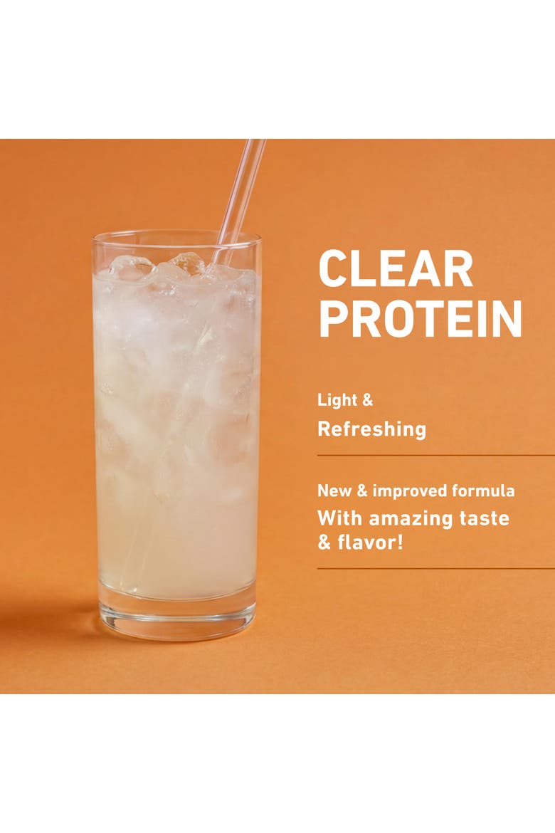 Clear Low Carb 100% Whey Protein Isolate Powder, Citrus Lemonade, 20g Protein, About 14 Servings, Alternate, color, None