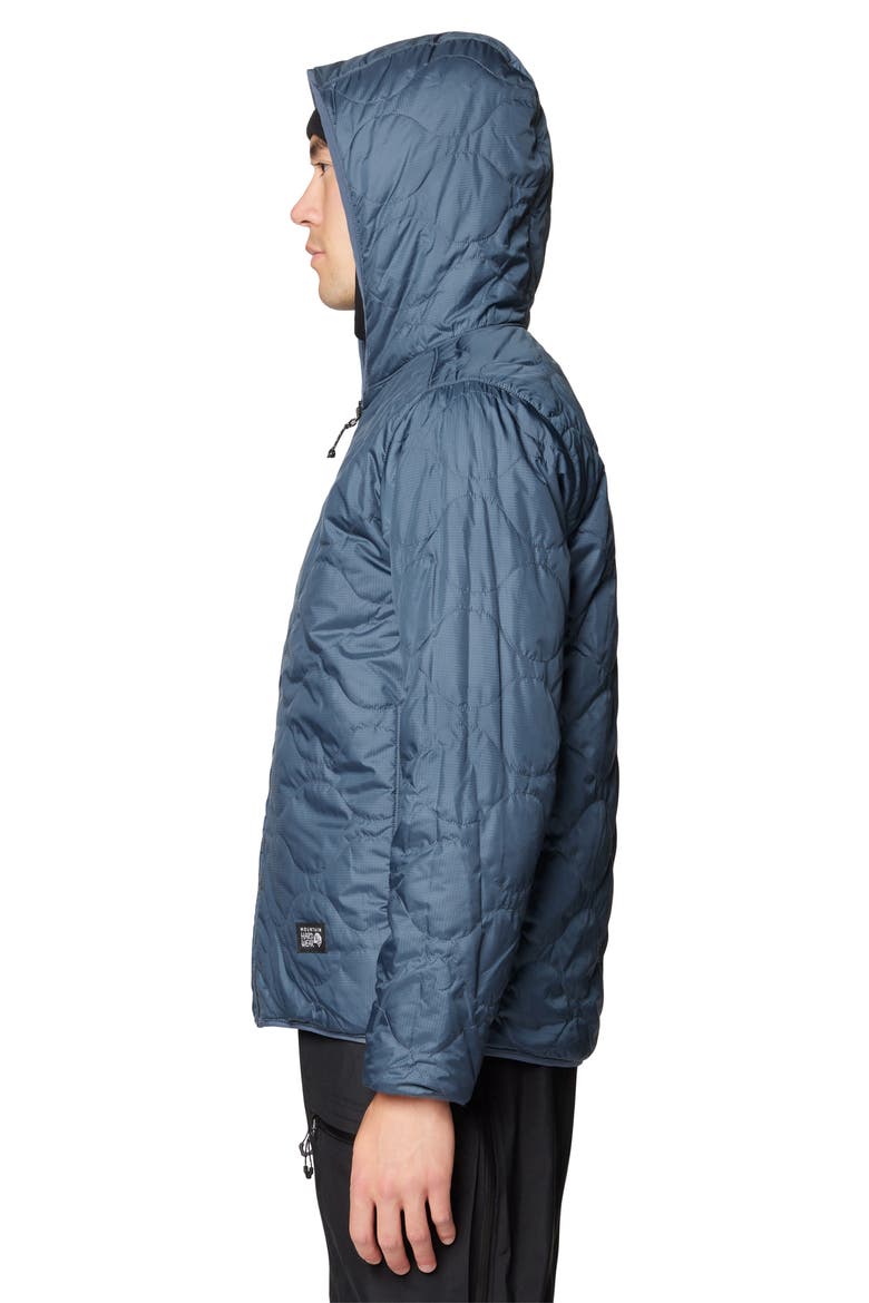 Après Pro Insulated Hooded Jacket, Alternate, color, ADRIATIC BLUE/ MOON BLUE