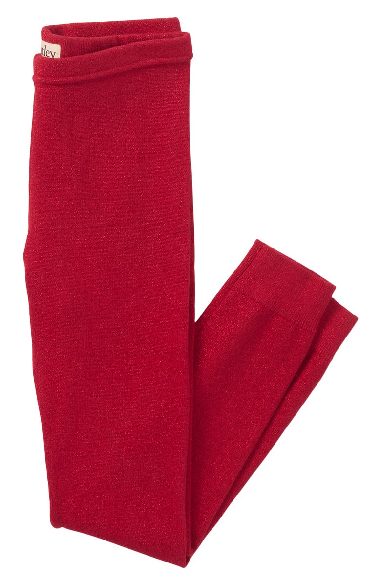 Hatley Kids' Shimmer Leggings, Alternate, color, Chex Red