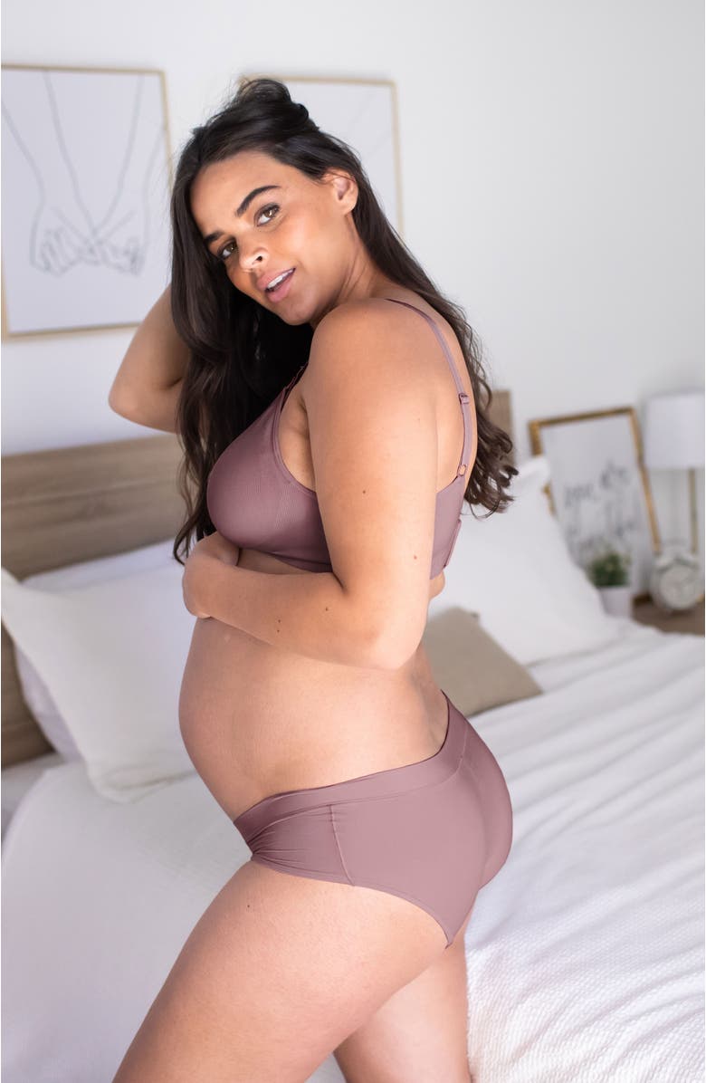 Kindred Bravely Grow with Me Maternity & Postpartum Hipster, Alternate, color, Twilight