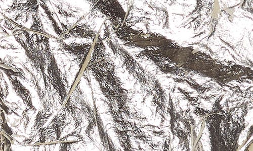 Rick Owens Drkshdw Stefan Metallic Cargo Shorts In Silver