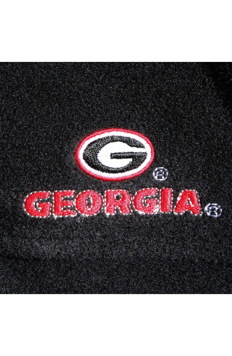 Columbia Men's Columbia Black Georgia Bulldogs Flanker III Fleece Team Full-Zip Jacket, Alternate, color,