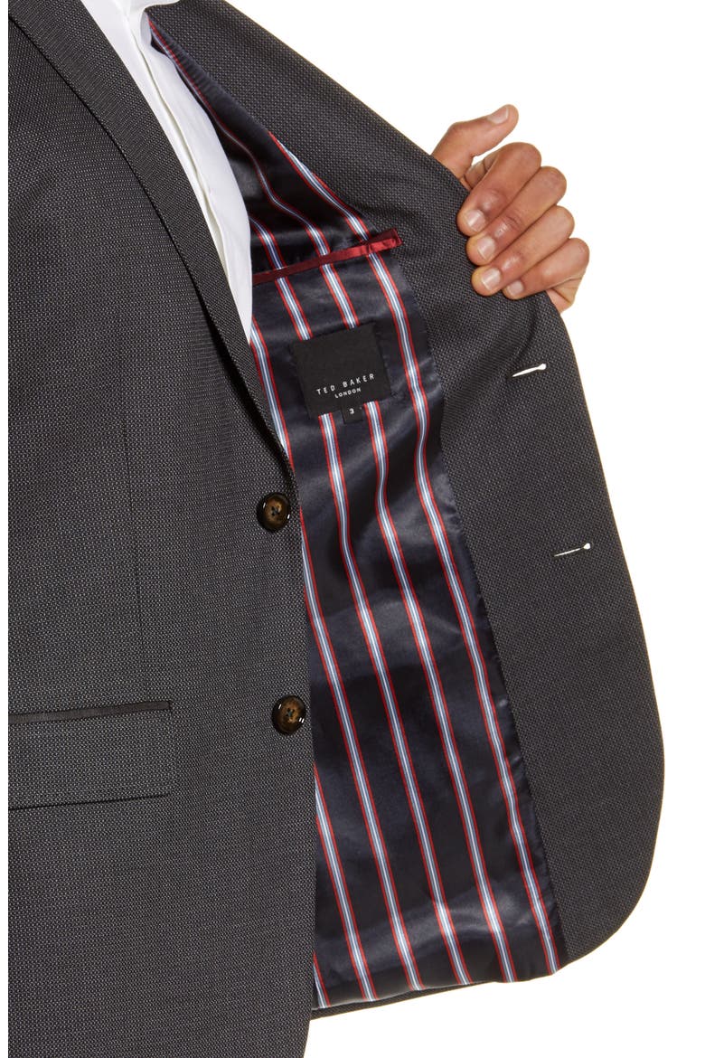 Beezly Textured Sport Coat, Alternate, color, CHARCOAL