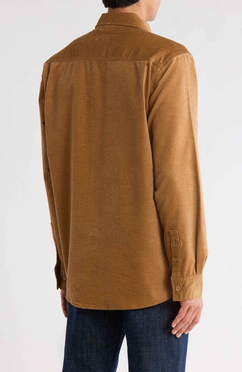 WEATHERPROOF VINTAGE Corduroy Western Work Shirt, Alternate, color, Chipmunk