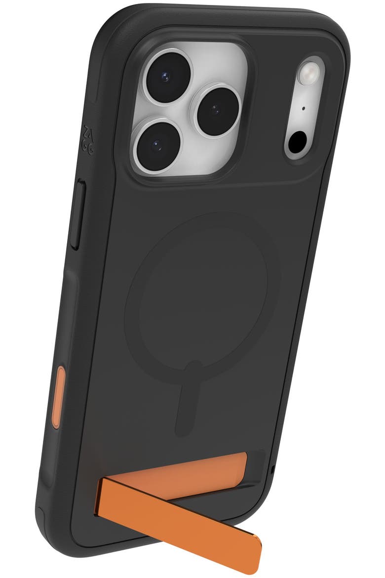 Sedona Snap MagSafe Case with Kickstand, Alternate, color, BLACK