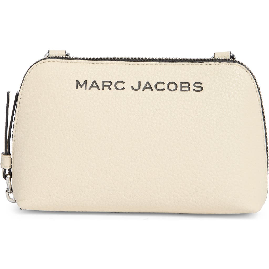 Marc Jacobs Small Leather Crossbody Bag In Marshmallow