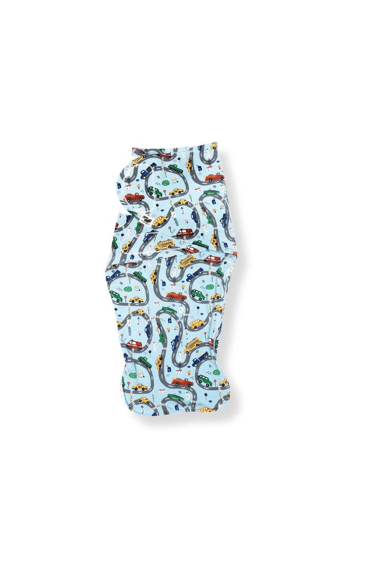 Organic Snugababe Swaddle Sleep Pod with Arm Inserts, Main, color, Cars