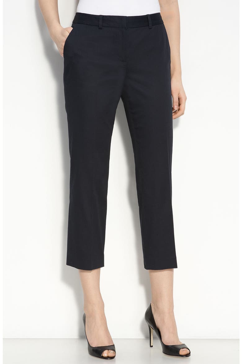 'Cabana' Crop Pants, Main, color, SPRING NAVY