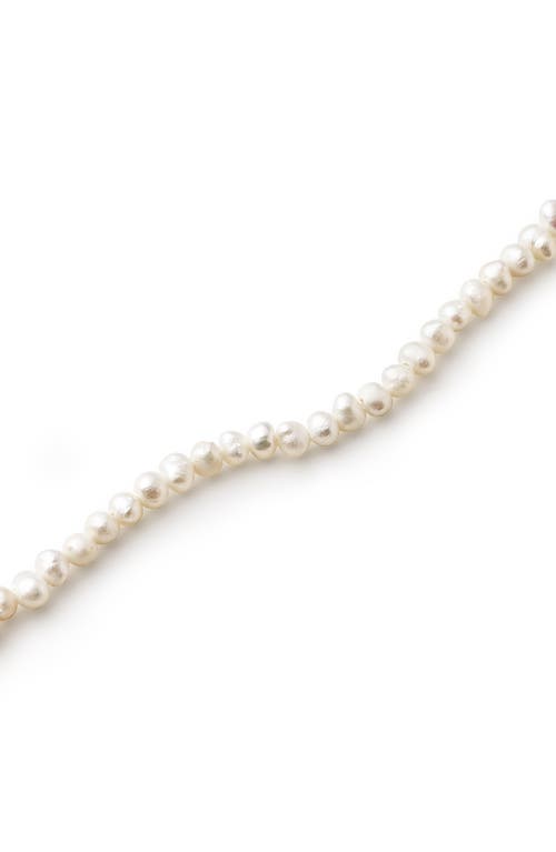 Ana Luisa Gold Anklet In White