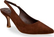 CHASE AND CHLOE Alodia Pointed Toe Slingback Pump