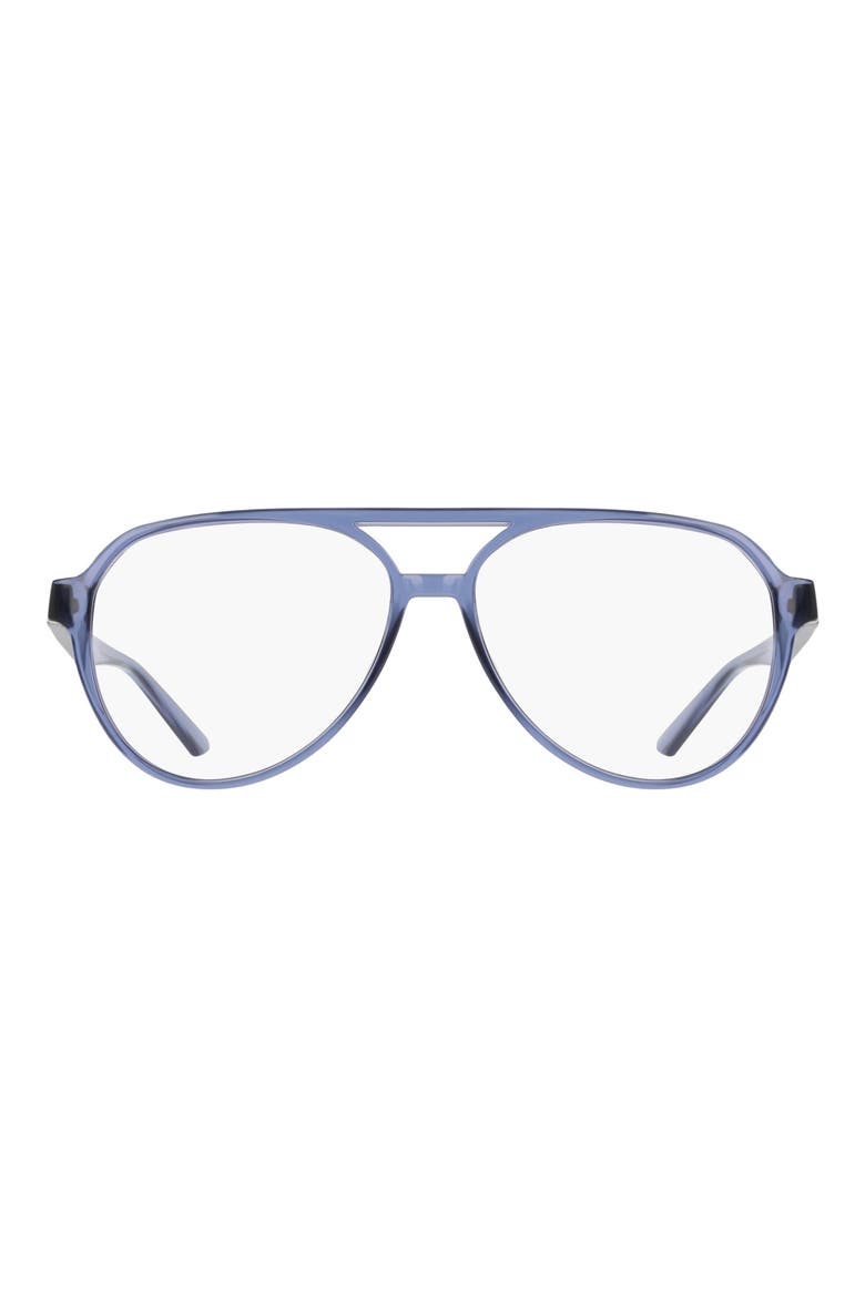Vital Drift 57mm Aviator Blue Light Blocking Reading Glasses, Main, color, DIFFUSED BLUE / BLUE LIGHT