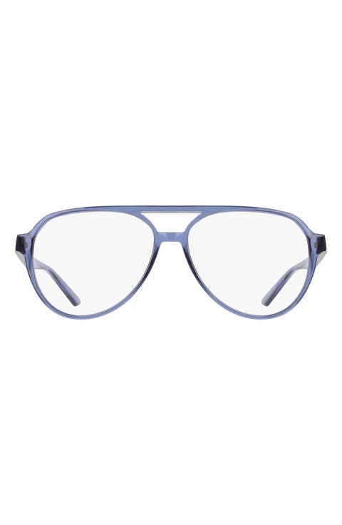 Vital Drift 57mm Aviator Blue Light Blocking Reading Glasses