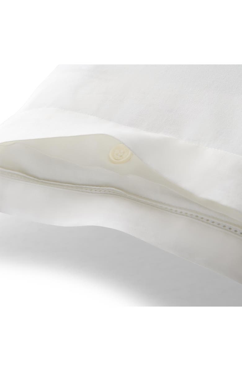 Ralph Lauren Organic Cotton Sateen Border Sham, Alternate, color, Studio White