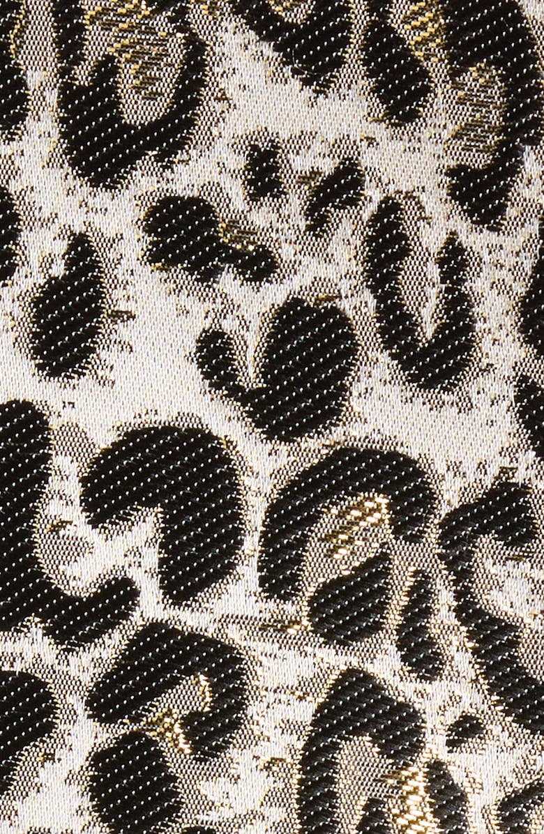 Tahari ASL Leopard Metallic Blazer, Alternate, color, Gold Leopard