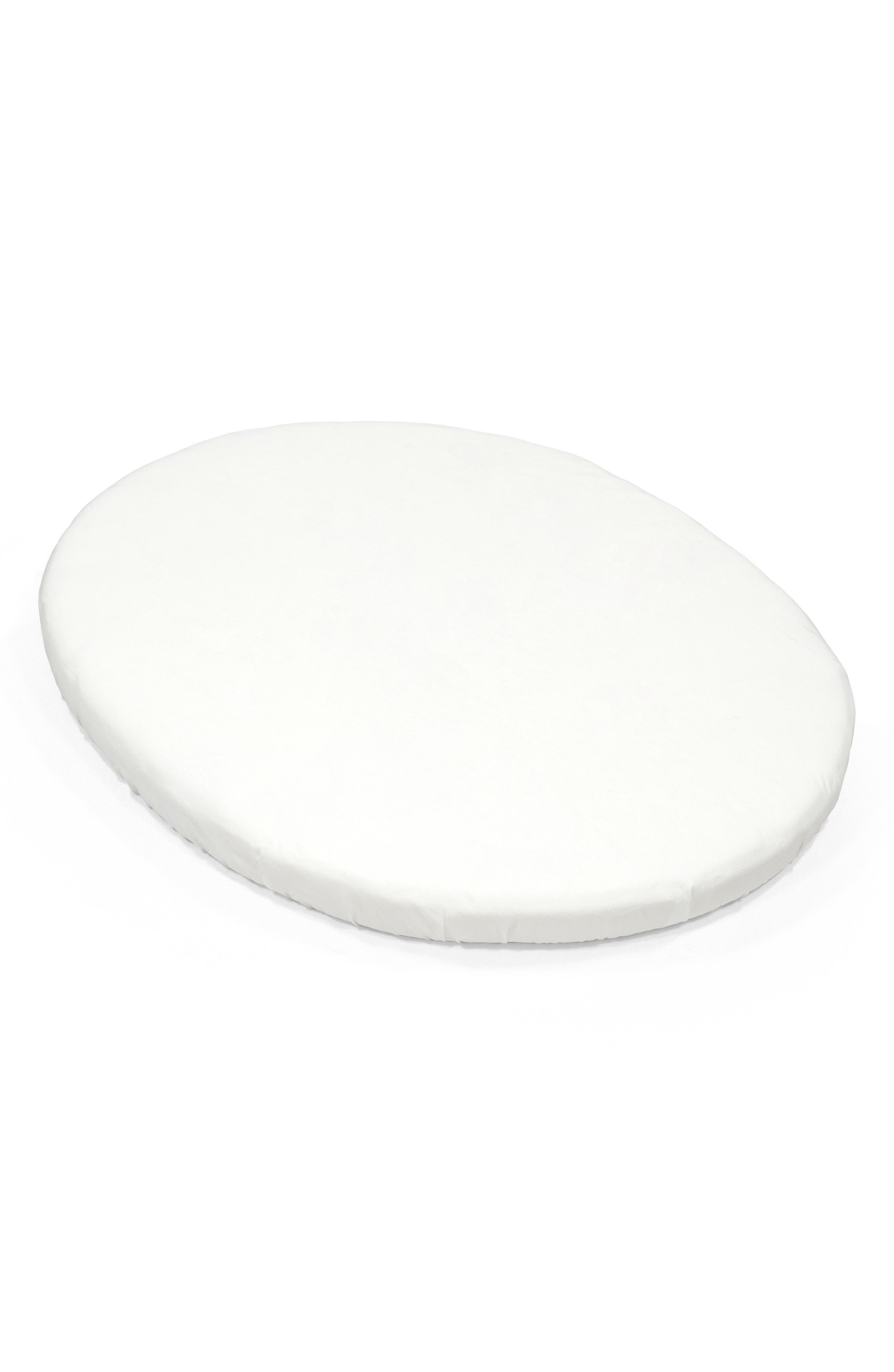 Stokke Sleepi™ V3 Mini Fitted Sheet in White 