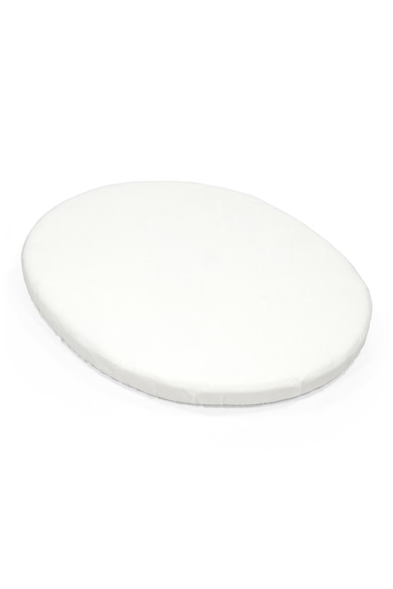 Sleepi™ V3 Mini Fitted Sheet, Main, color, WHITE