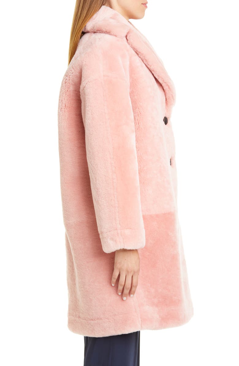 Mansur Gavriel Genuine Shearling Coat, Alternate, color, 