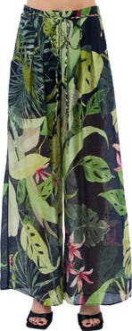 CIEBON Thom Floral Print Maxi Skirt