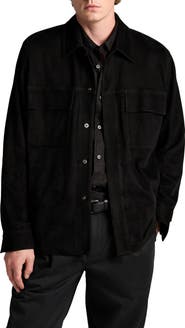 Vince Suede Shirt Jacket