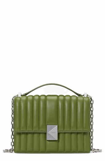 deco quilted leather convertible crossbody bag