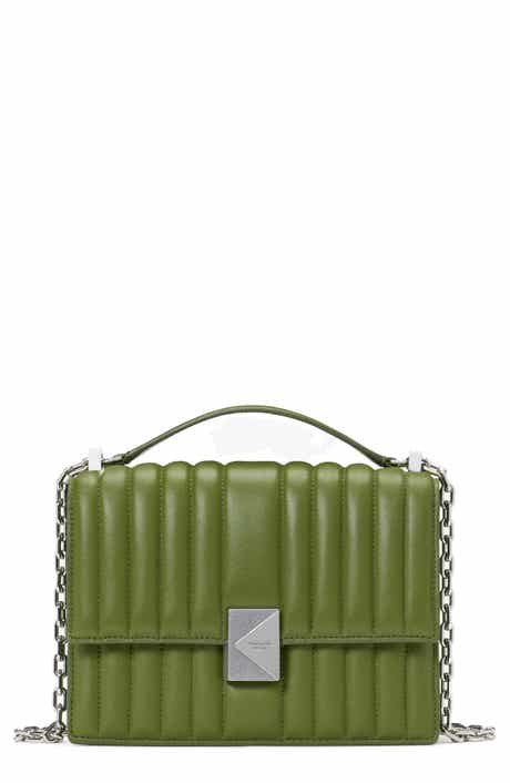 deco quilted leather convertible crossbody bag