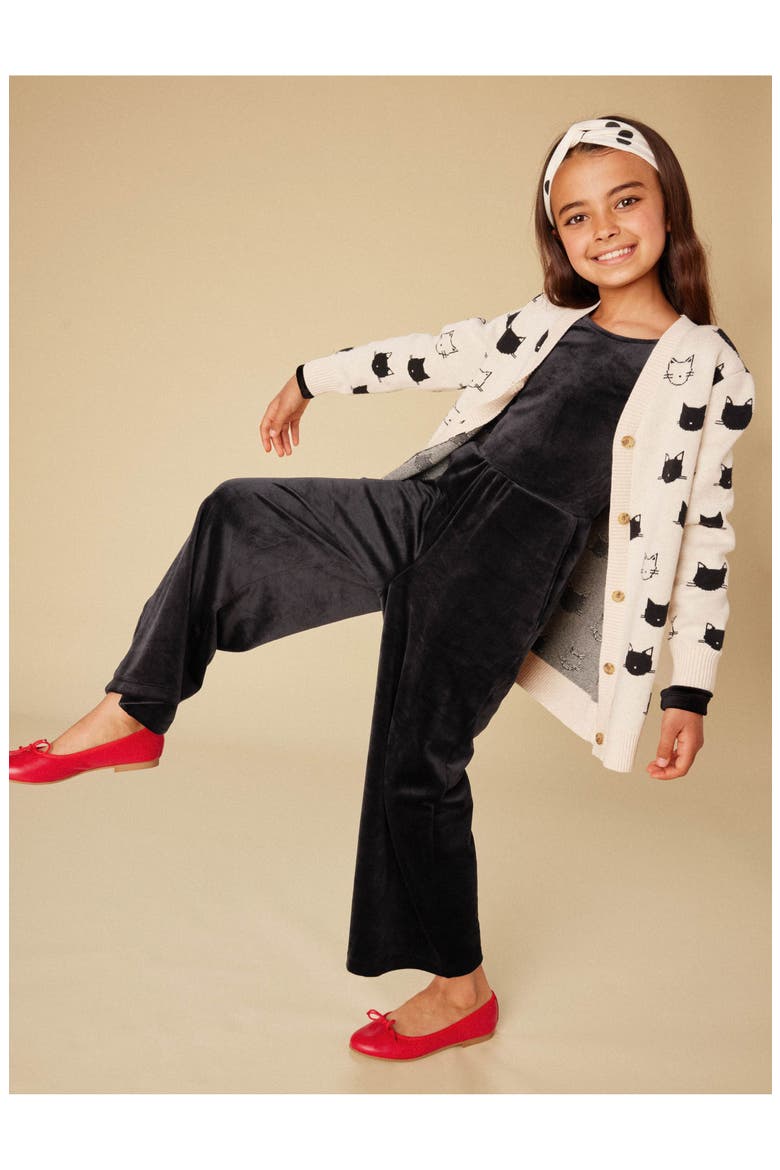 Long Iconic Cat Cardigan, Alternate, color, Turkish Cats