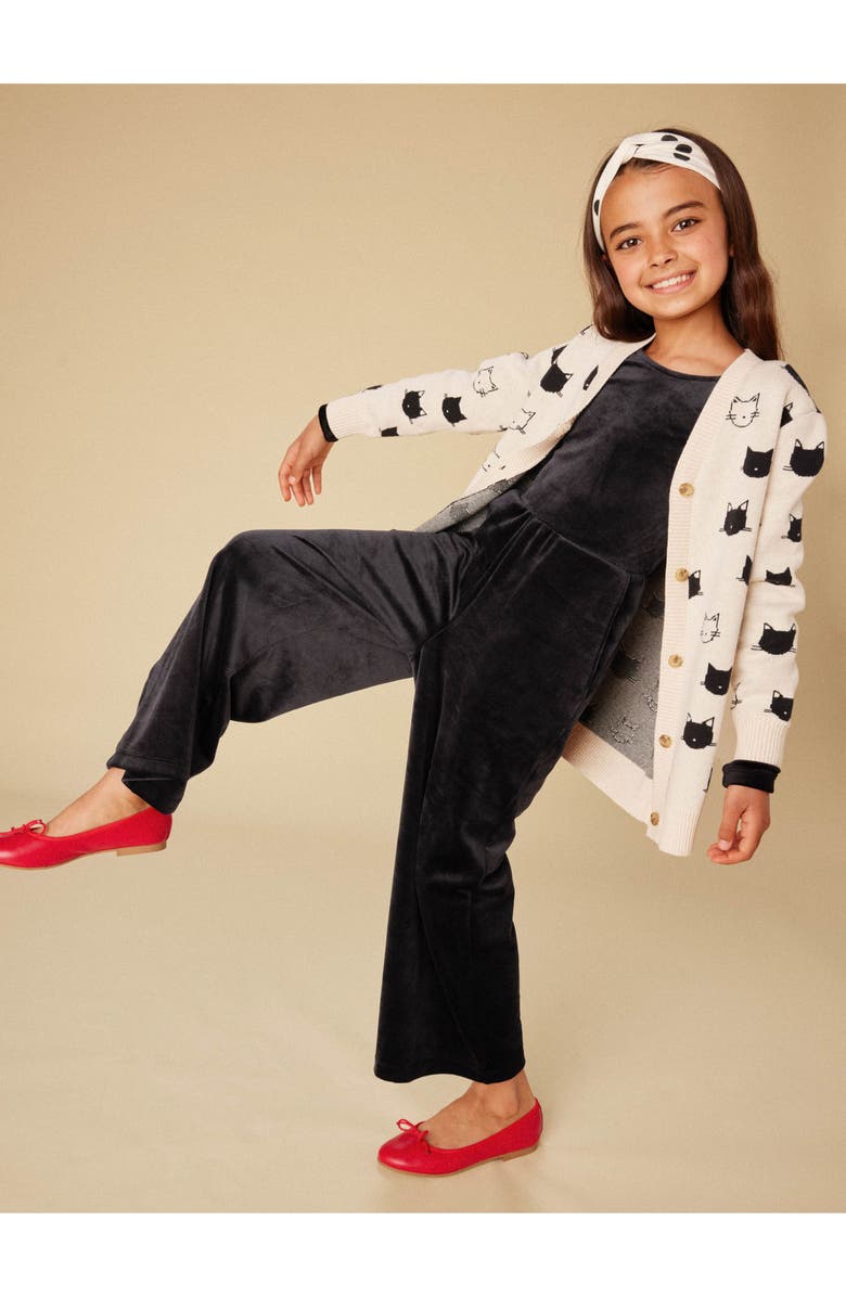 Tea Collection Long Iconic Cat Cardigan, Alternate, color, Turkish Cats