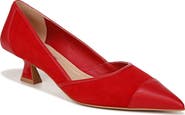 Franco Sarto Darcy Pointed Toe Kitten Heel Pump