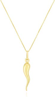 The Lovery Fine Jewelry Gold Horn Necklace