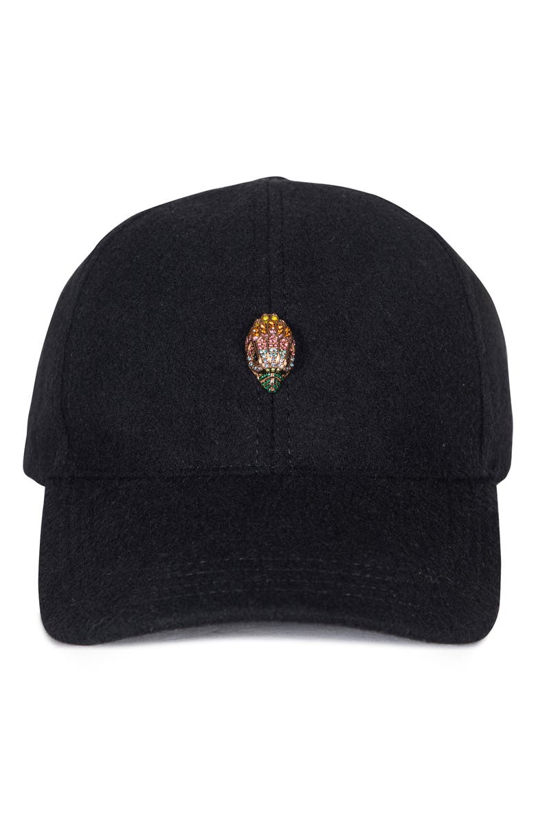 Kurt Geiger London Crystal Eagle Baseball Cap, Main, color, 