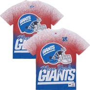 Mitchell & Ness Men's Mitchell & Ness  White New York Giants Team Burst Vintage Logo T-Shirt