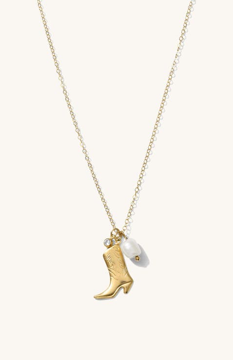 Salt and Saddle Necklace