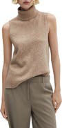 MANGO Sleeveless Turtleneck Sweater