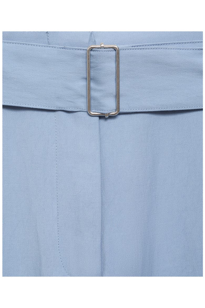 Paperbag Waist Pants, Alternate, color, SKY BLUE