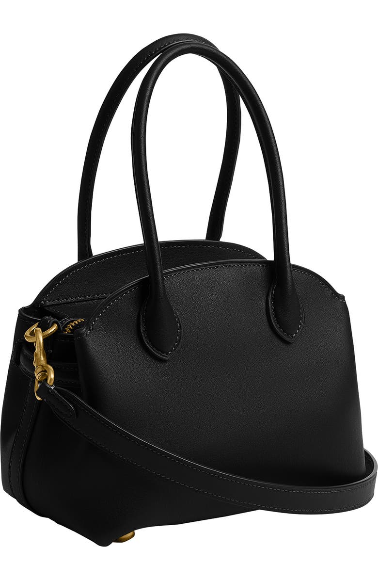 COACH Soft Empire 21 Leather Carryall Bag, Alternate, color, B4/Black