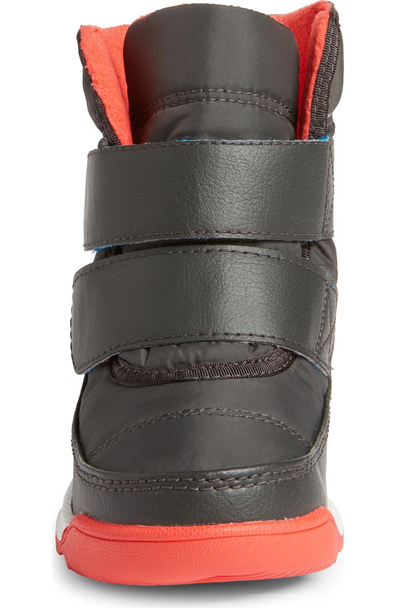 SOREL Whitney<sup>™</sup> II Short Waterproof Insulated Boot, Alternate, color, Jet/ Poppy Red