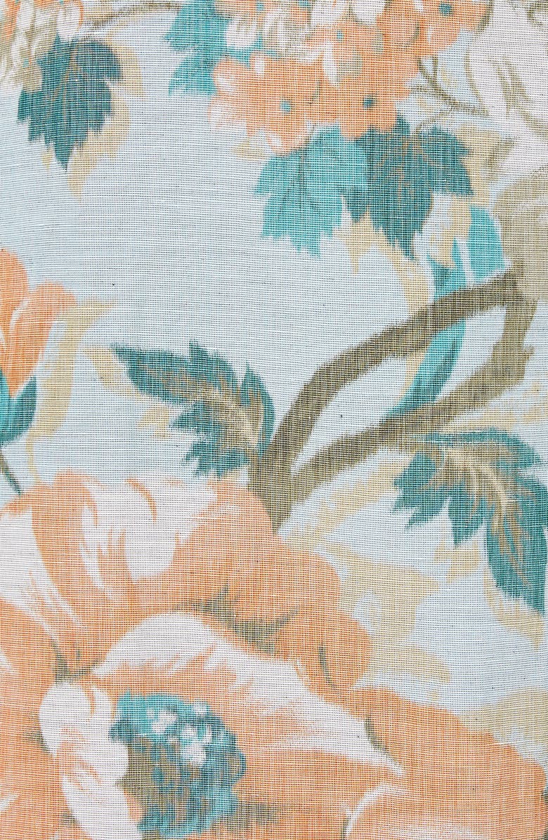 Erdem Mona Virginia Floral Print Linen Blend Shirtdress, Alternate, color,